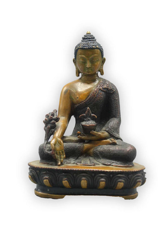 Healing Medicine Buddha Copper Statue